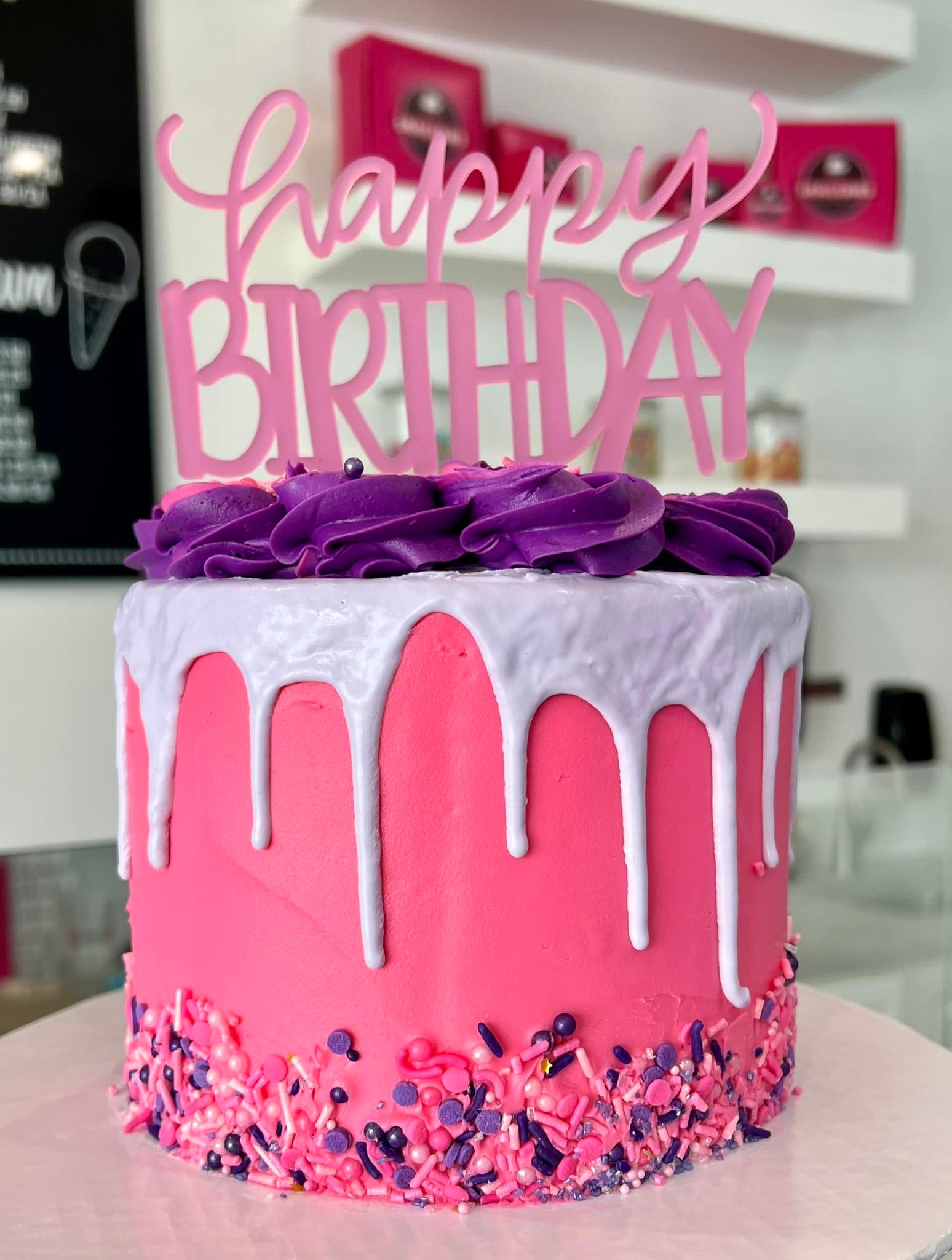 Happy Birthday cake Smallcakes Madison